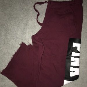 Vs pink boyfriend pants